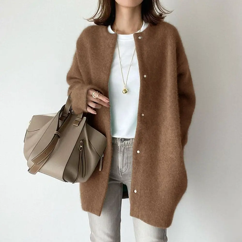 Modern Chic Cardigan for Women – Soft & Stylish with Pockets - Image 2