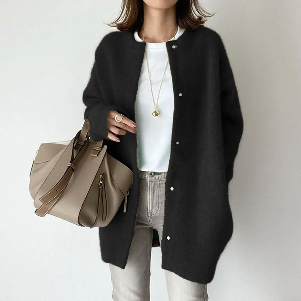 Modern Chic Cardigan for Women – Soft & Stylish with Pockets - Image 3