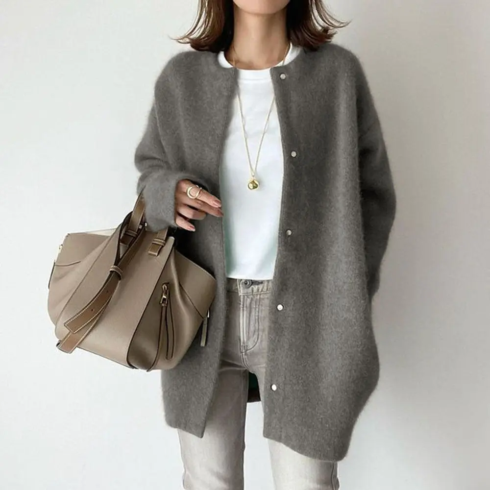 Modern Chic Cardigan for Women – Soft & Stylish with Pockets - Image 4