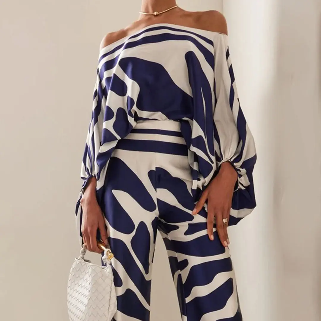 Off-Shoulder Two Piece Summer Outfit for Women – Chic & Comfortable Style - Image 3