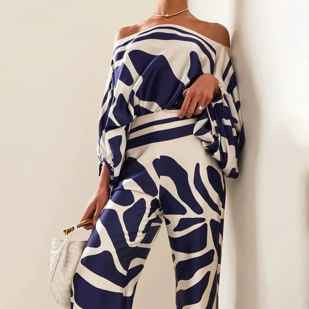 Off-Shoulder Two Piece Summer Outfit for Women – Chic & Comfortable Style - Image 4