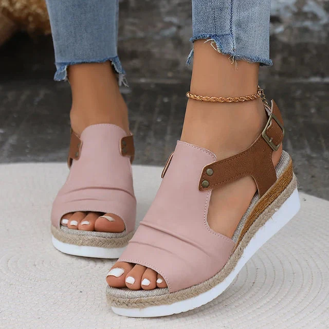 Open Toe Wedge Sandals for Women – Chic & Comfortable - Image 4