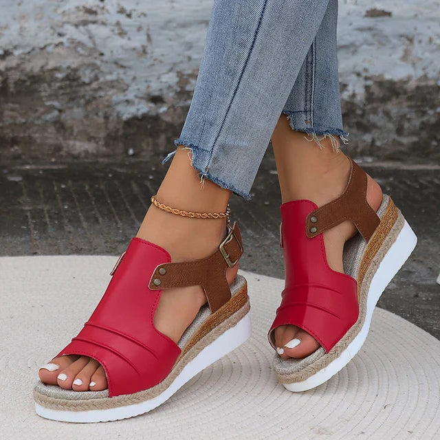 Open Toe Wedge Sandals for Women – Chic & Comfortable - Image 5