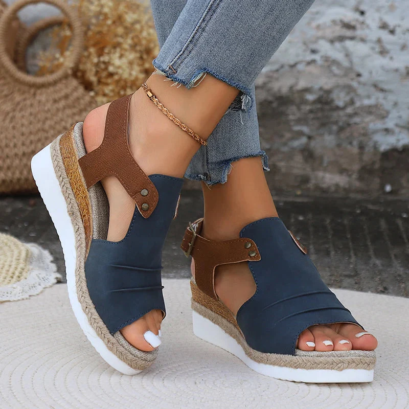 Open Toe Wedge Sandals for Women – Chic & Comfortable - Image 6