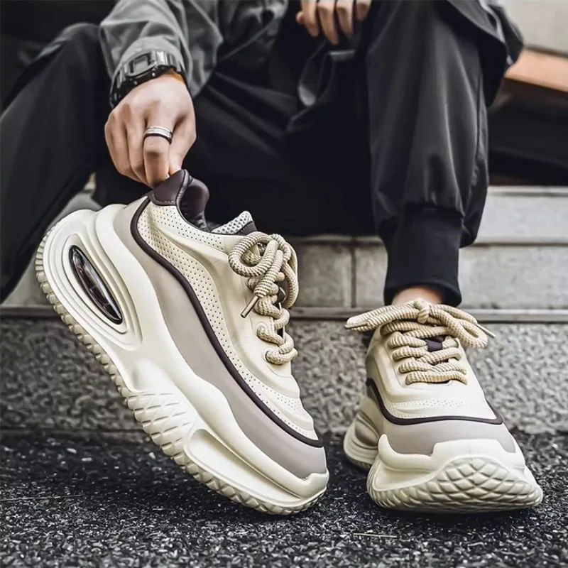 Chunky Sole Sneakers for Men – Supportive & Comfortable Design - Image 2