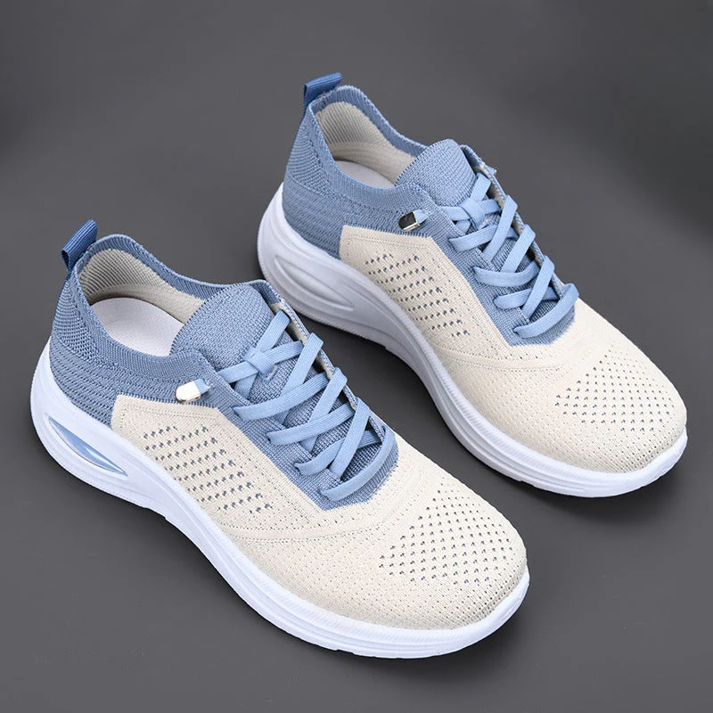 Orthopedic Knit Slip-On Low-Top Sneakers for Women – Supportive Comfort & Style - Image 3