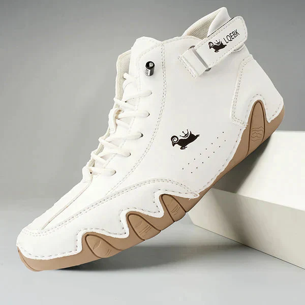 Lace-Up Contrast Stitching Ankle Boots for Men – Supportive & Stylish Comfort - Image 2