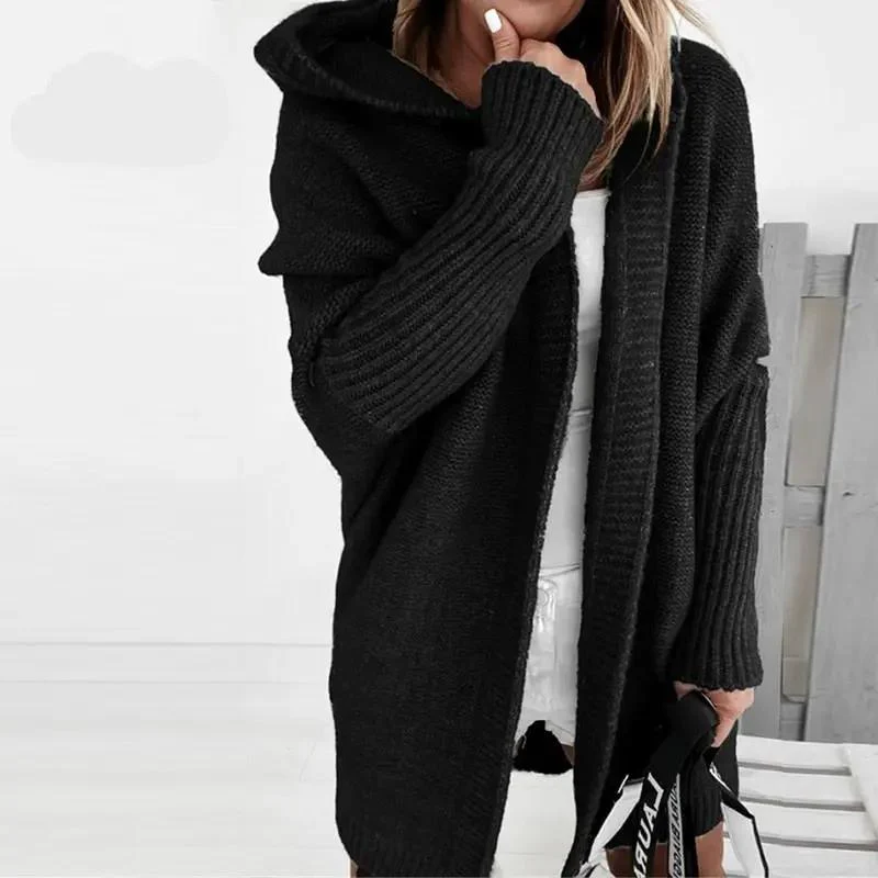 Oversized Hooded Cardigan for Women – Cozy & Effortless Style - Image 2