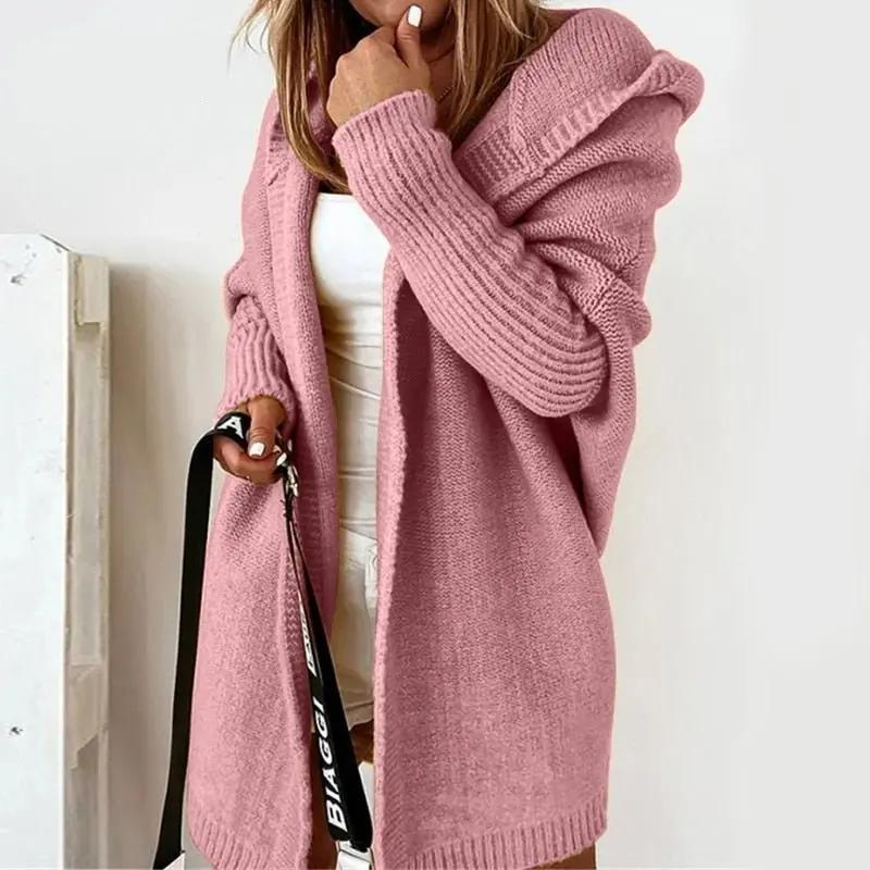 Oversized Hooded Cardigan for Women – Cozy & Effortless Style - Image 4