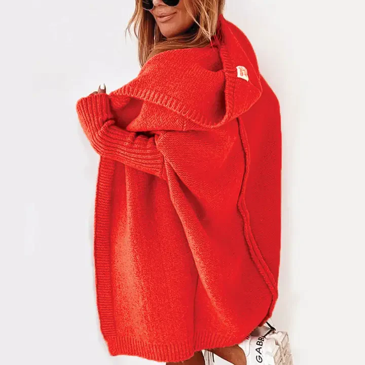 Oversized Hooded Cardigan for Women – Cozy & Effortless Style - Image 5