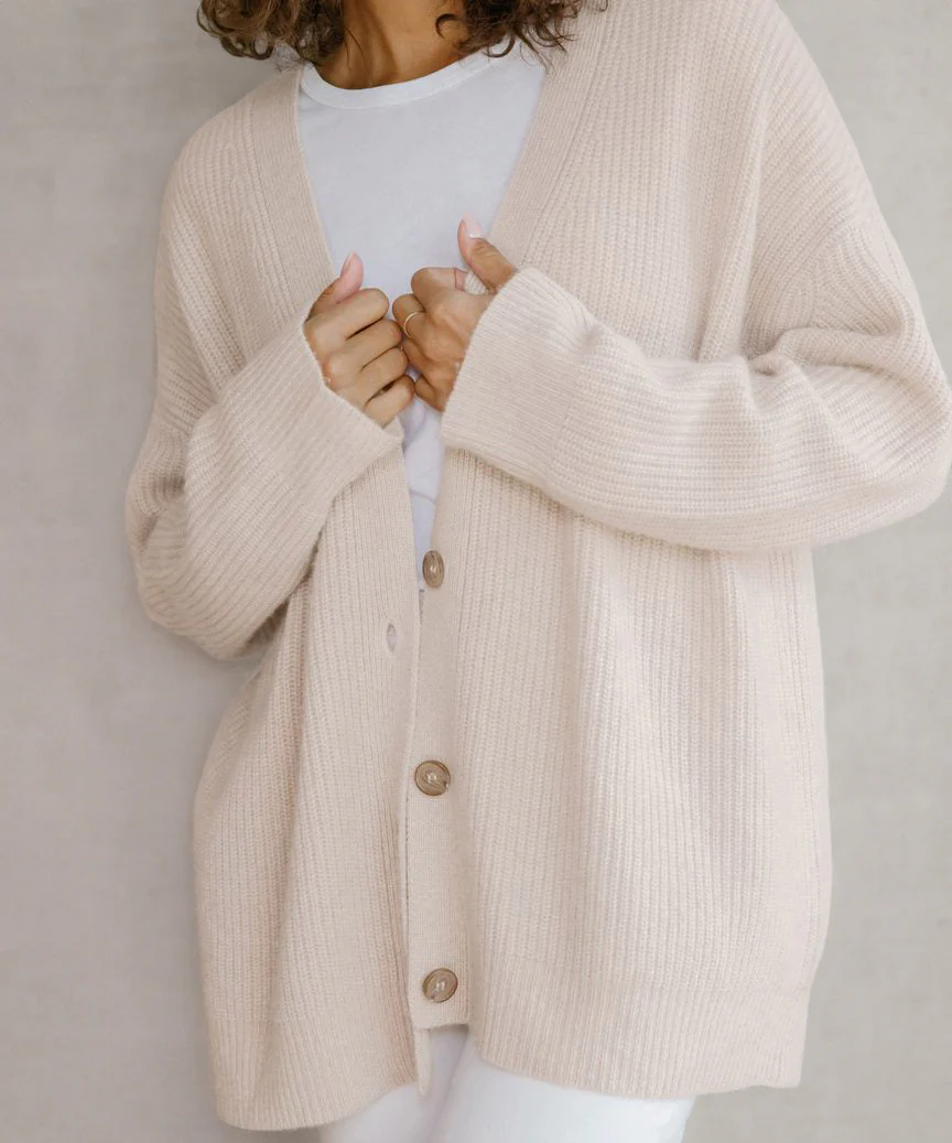 Oversized Ribbed Button Front Cardigan for Women – Cozy Casual Comfort - Image 14