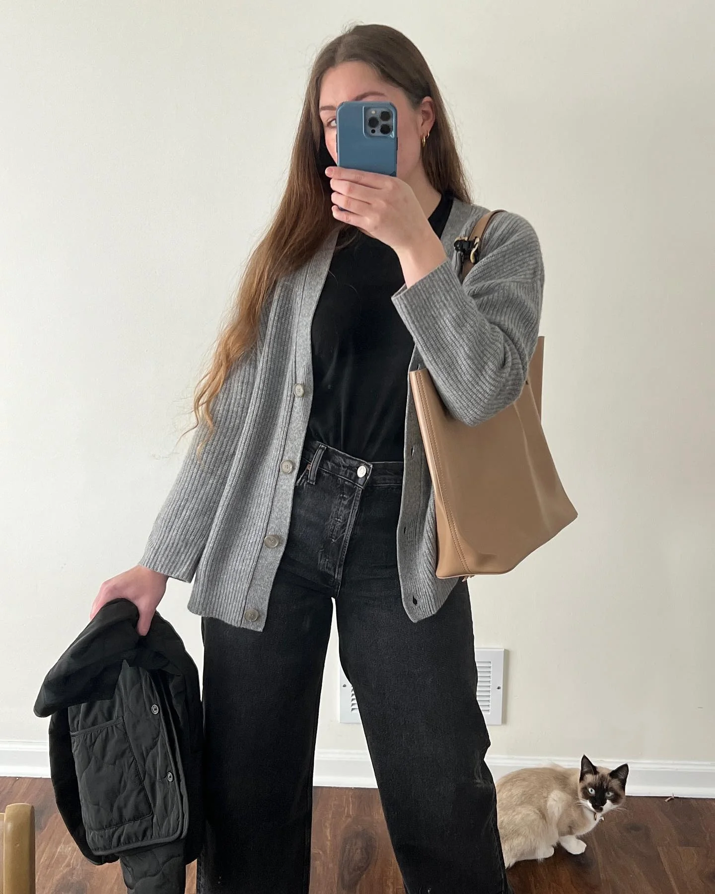 Oversized Ribbed Button Front Cardigan for Women – Cozy Casual Comfort - Image 9
