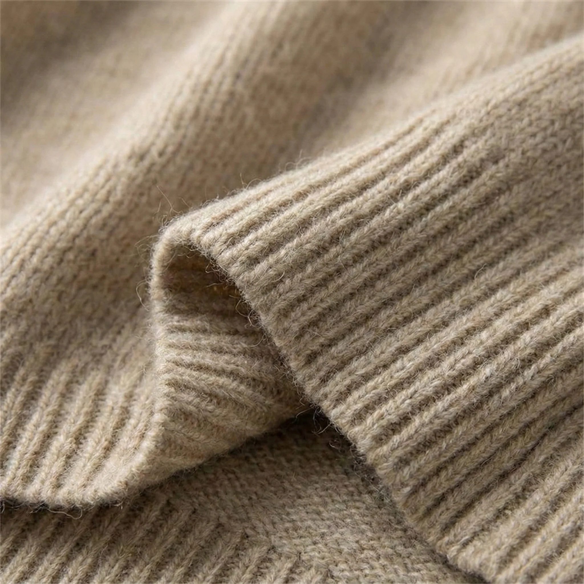 Oversized Ribbed Turtleneck Sweater for Women – Cozy & Stylish Comfort - Image 5