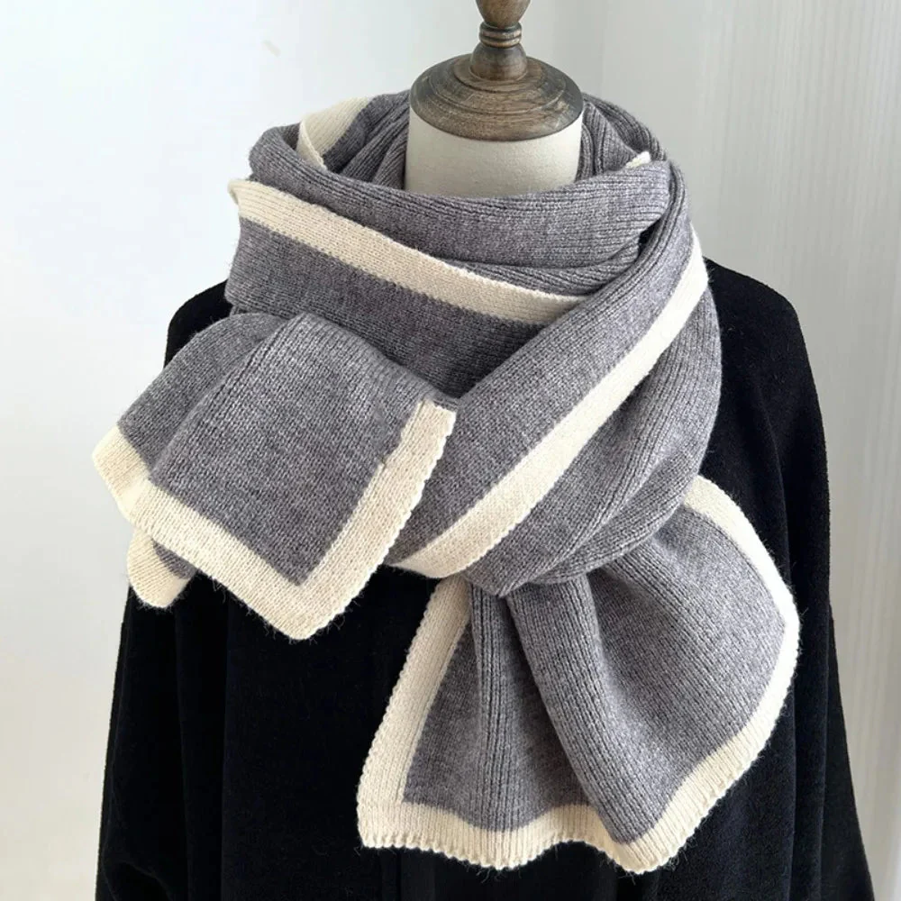 Oversized Striped Scarf for Women – Cozy & Stylish - Image 3