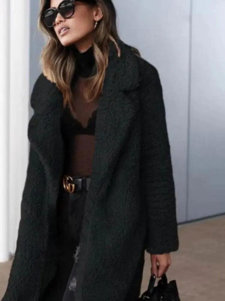 Oversized Teddy Coat for Women – Cozy & Stylish Warmth - Image 3