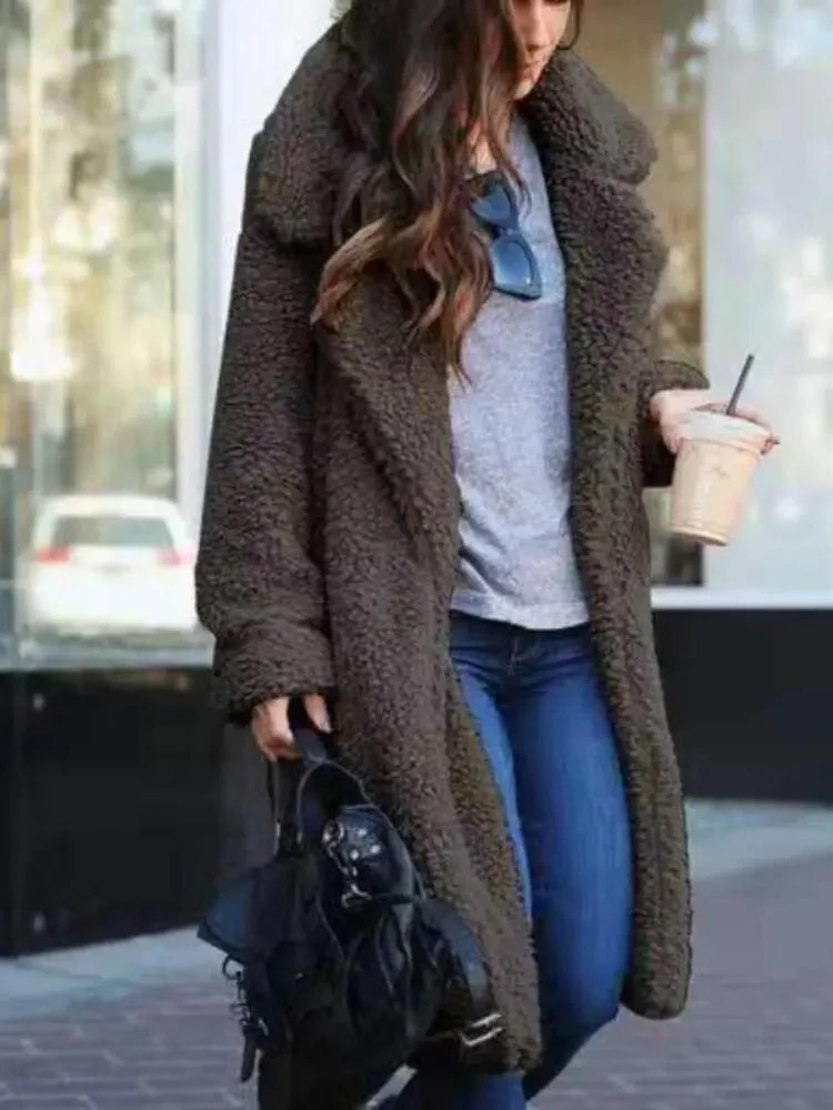 Oversized Teddy Coat for Women – Cozy & Stylish Warmth - Image 4
