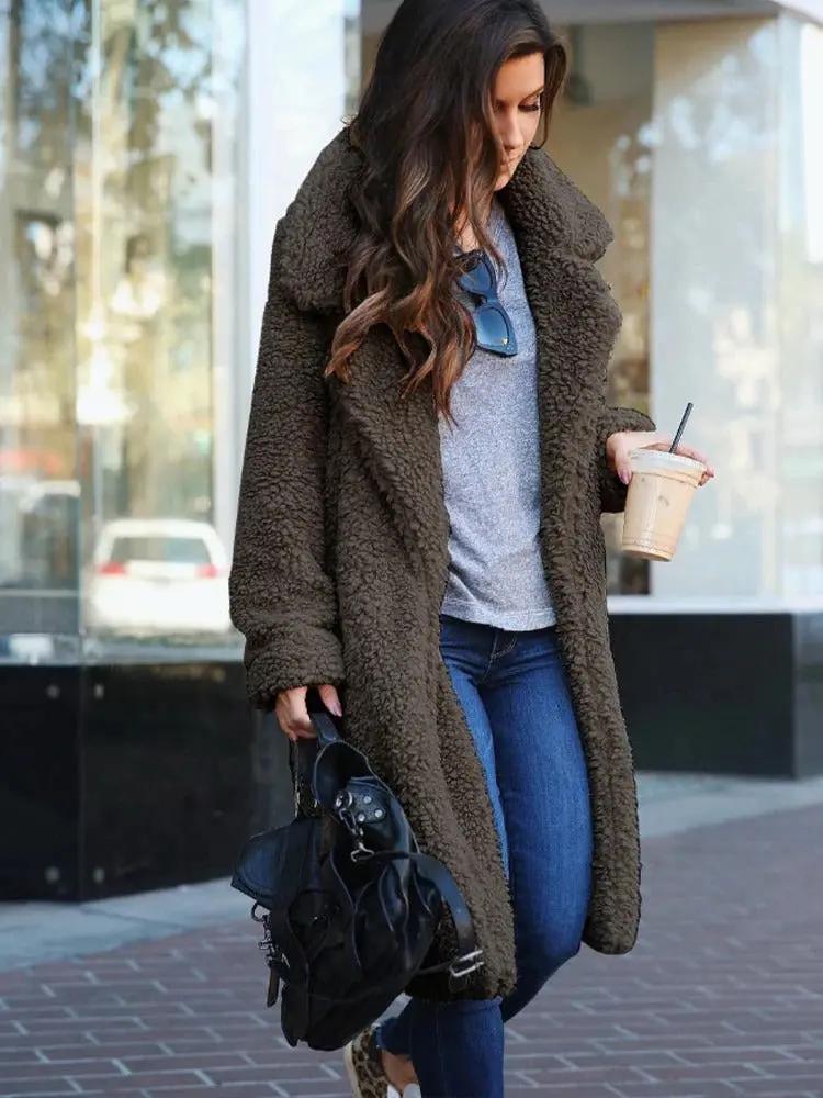 Oversized Teddy Coat for Women – Cozy & Stylish Warmth - Image 5