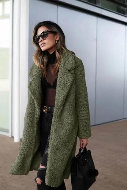 Oversized Teddy Coat for Women – Cozy & Stylish Warmth - Image 6