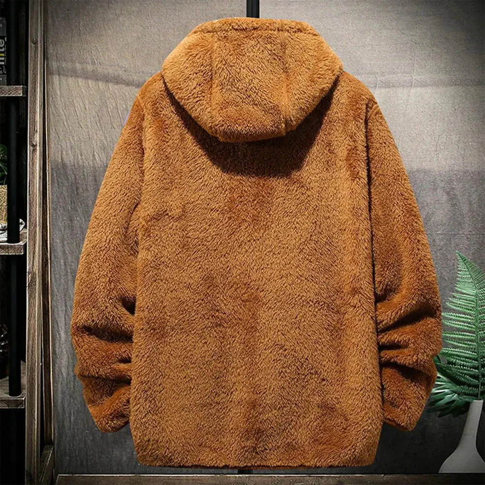 Oversized Zip Front Hoodie Jacket for Men – Cozy & Functional Design - Image 4