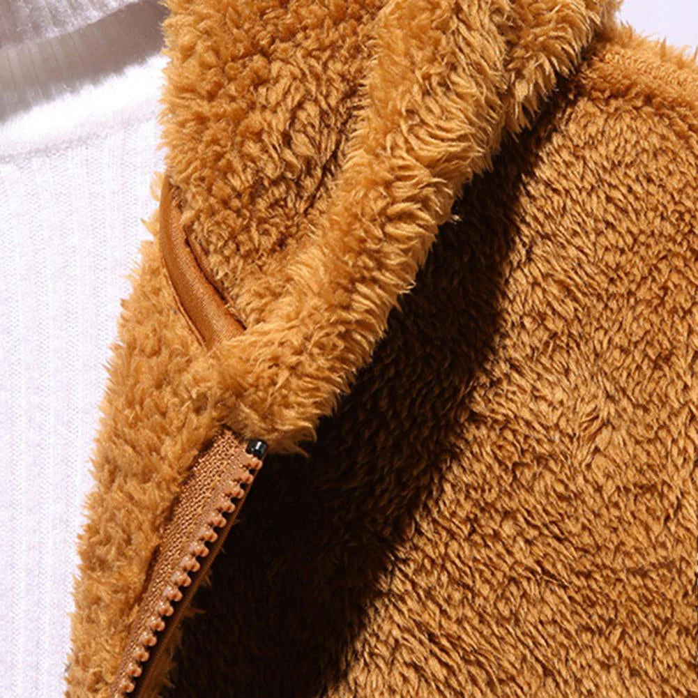 Oversized Zip Front Hoodie Jacket for Men – Cozy & Functional Design - Image 6