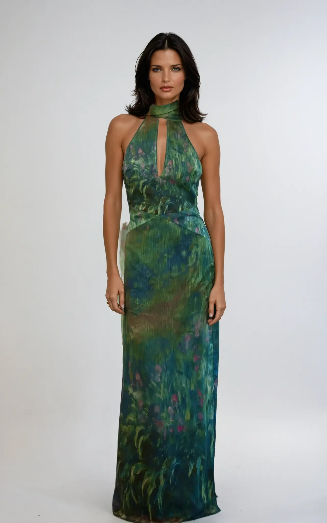 Painterly Maxi Dress for Women – Elegant & Alluring