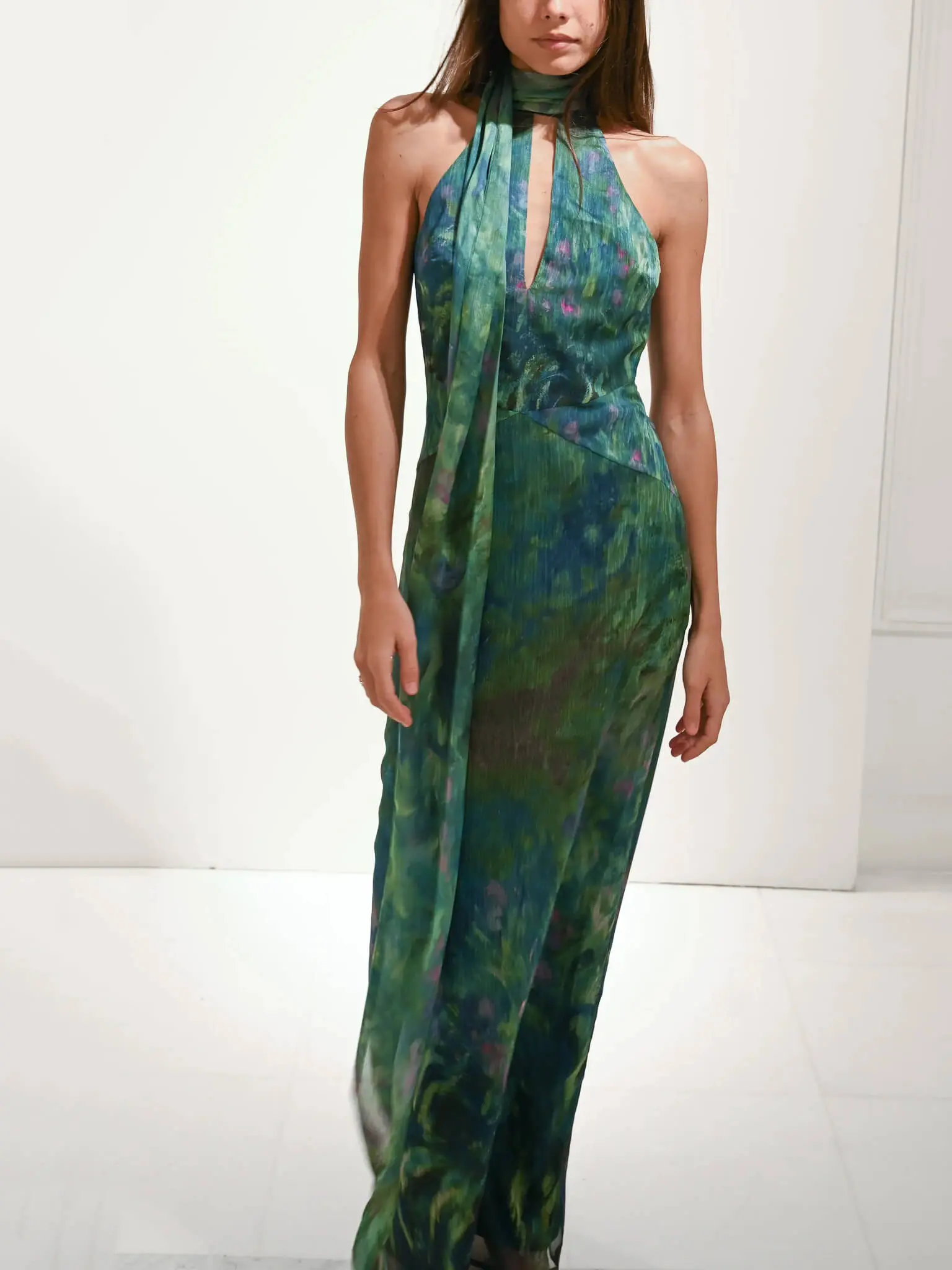 Painterly Maxi Dress for Women – Elegant & Alluring - Image 8