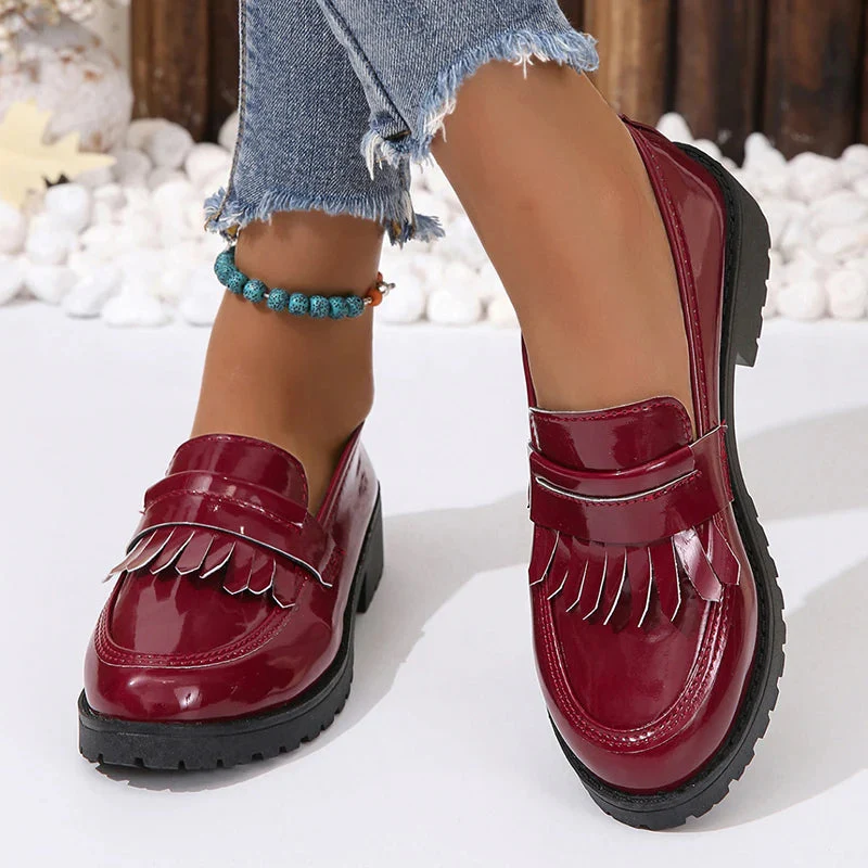 Patent Leather Loafers for Women – Chic & Comfortable - Image 2