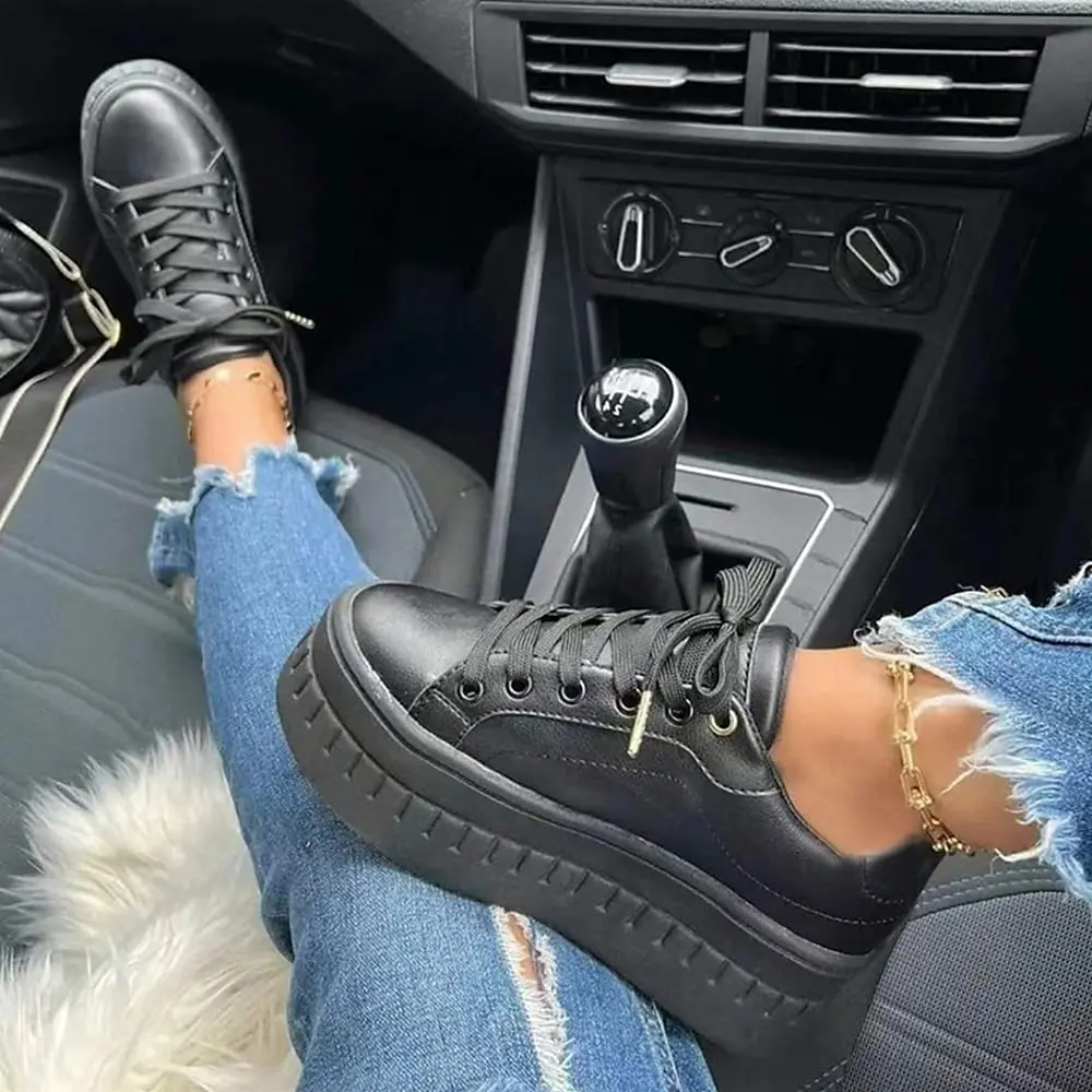 Plateau Sneakers for Women – Stylish Elevation & Everyday Comfort - Image 3