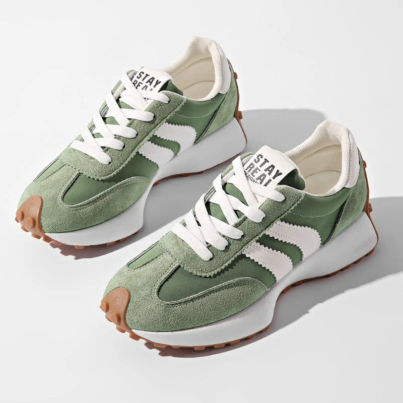 Platform Lace-Up Sneakers for Women – Stylish & Comfortable