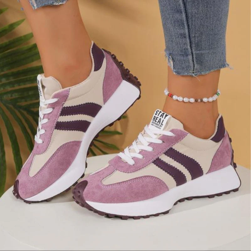 Platform Lace-Up Sneakers for Women – Stylish & Comfortable - Image 12