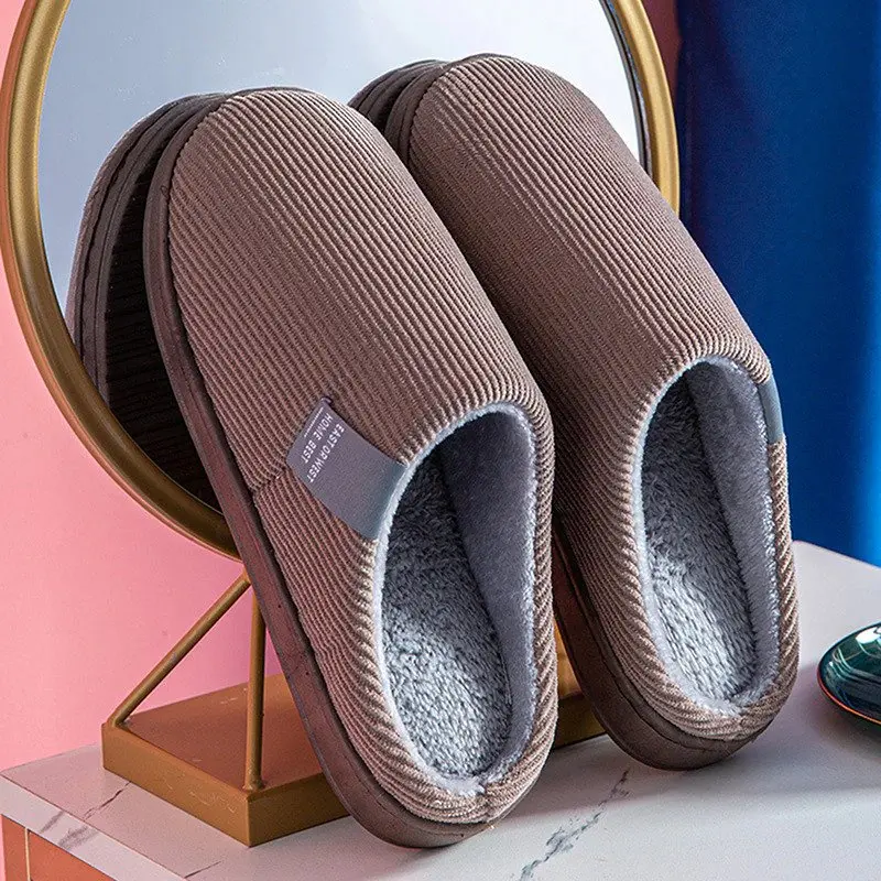 Plush Cotton Slippers for Women – Cozy & Non-Slip Comfort - Image 9