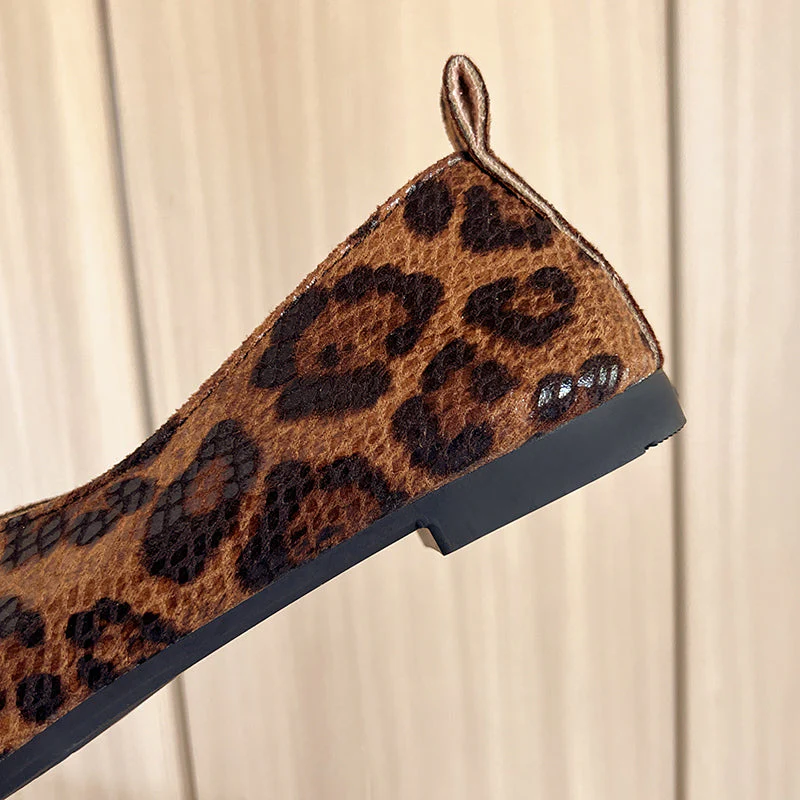 Pointed Toe Leopard Flats for Women – Stylish Casual Comfort - Image 7