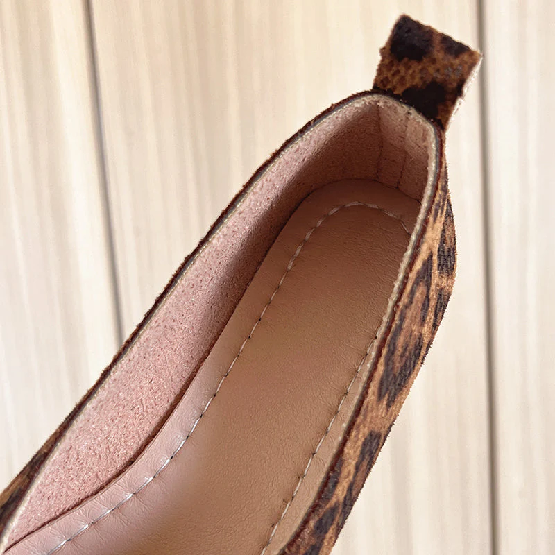 Pointed Toe Leopard Flats for Women – Stylish Casual Comfort - Image 8