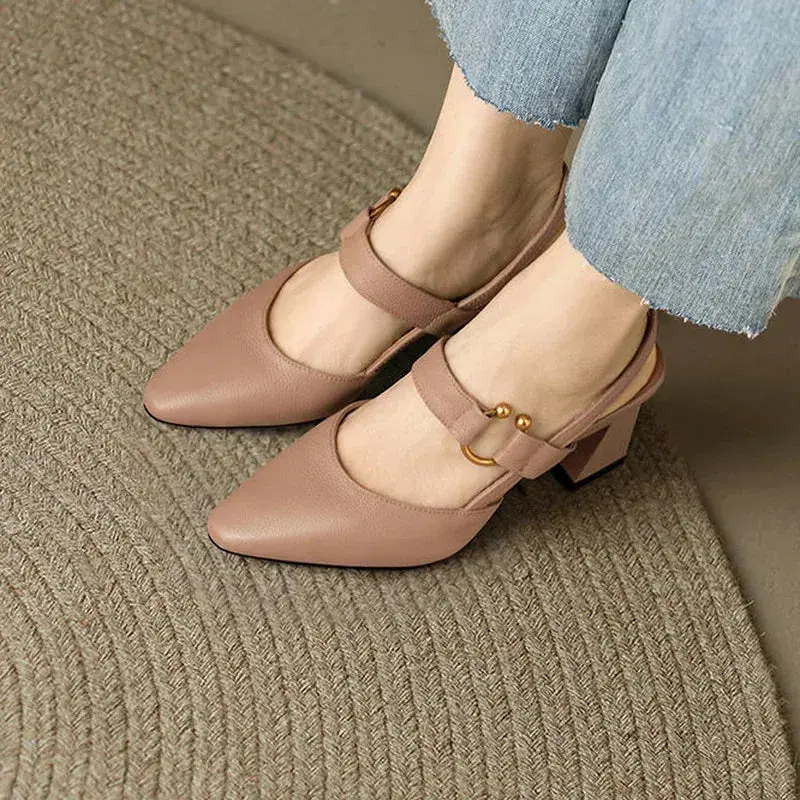 Pointed Toe Slingback Heels for Women – Elegant & Versatile - Image 4