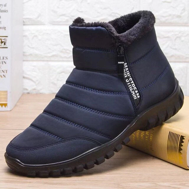 Quilted Lined Ankle Boots for Men – Supportive Warmth & Comfort - Image 2