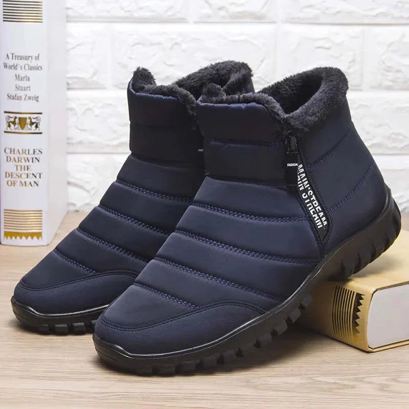 Quilted Lined Ankle Boots for Men – Supportive Warmth & Comfort - Image 3