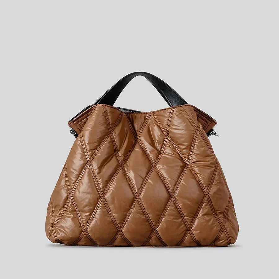 Quilted Slouchy Tote Bag for Women – Stylish & Functional Everyday - Image 4