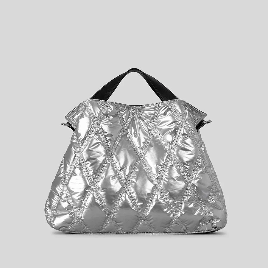 Quilted Slouchy Tote Bag for Women – Stylish & Functional Everyday - Image 6