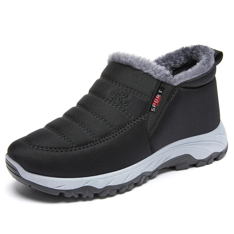 Quilted Waterproof Winter Boots for Women – Cozy & Stylish Slip-On Design - Image 4