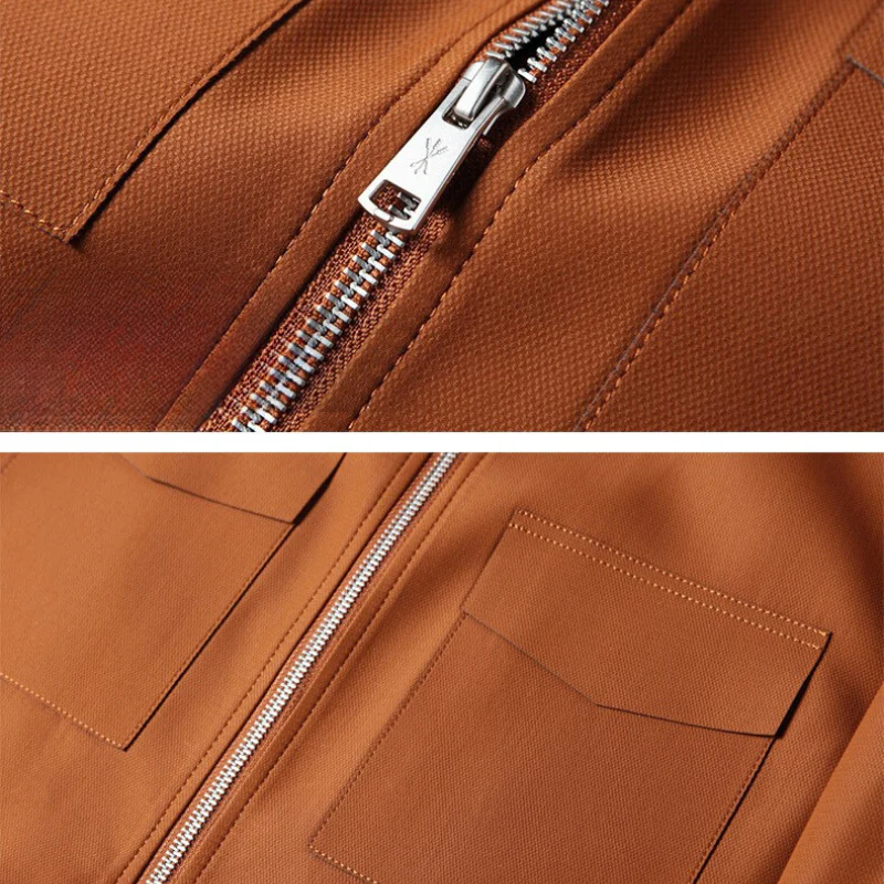Regular Fit Collared Zip Front Jacket for Men – Casual Style & Practicality - Image 7