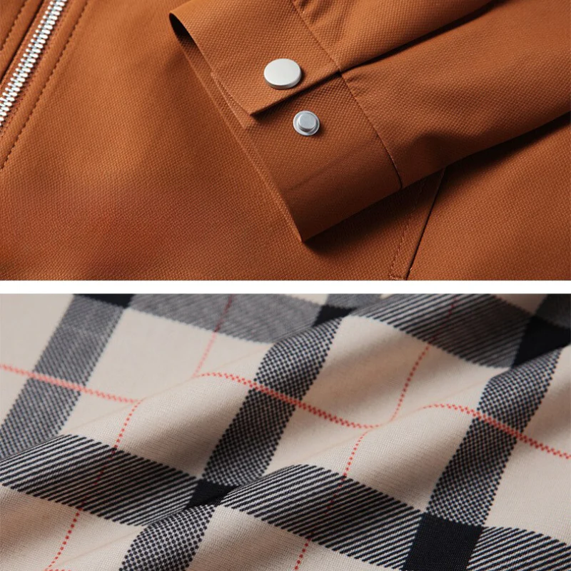 Regular Fit Collared Zip Front Jacket for Men – Casual Style & Practicality - Image 8
