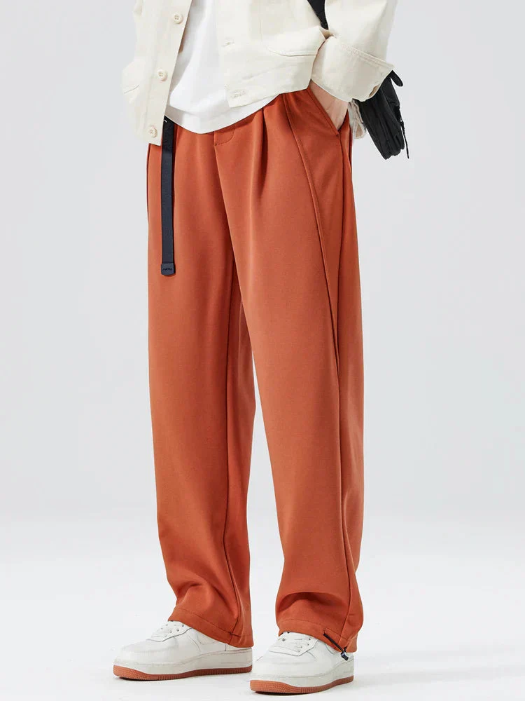 Relaxed Fit Belted Sweatpants for Men – Cozy Comfort & Practical Design