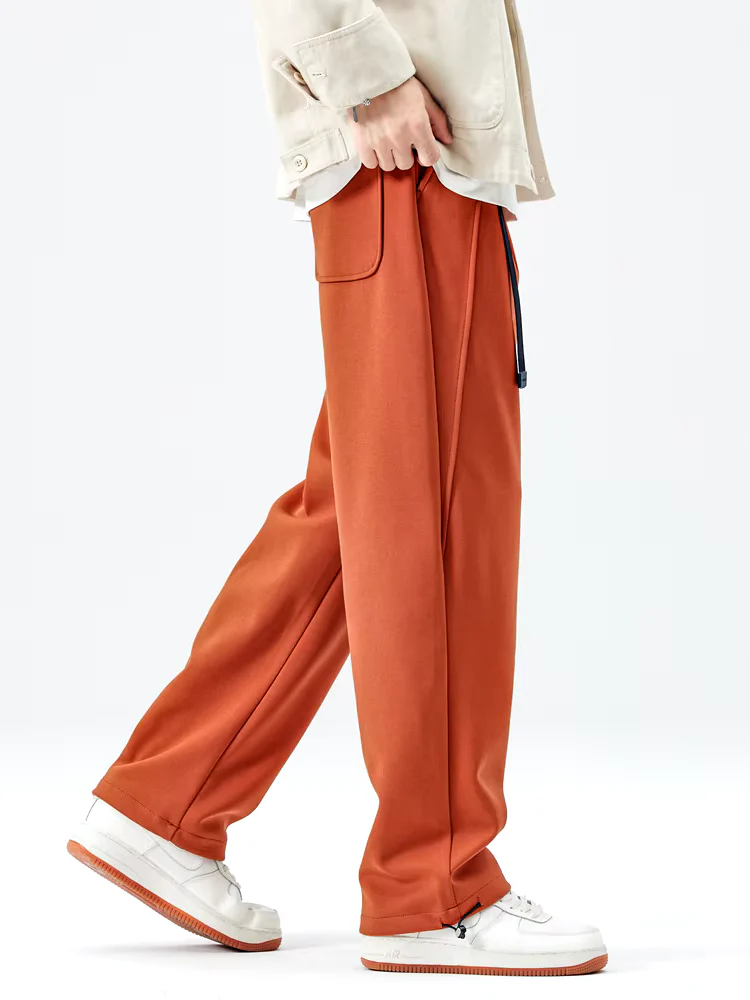 Relaxed Fit Belted Sweatpants for Men – Cozy Comfort & Practical Design - Image 2