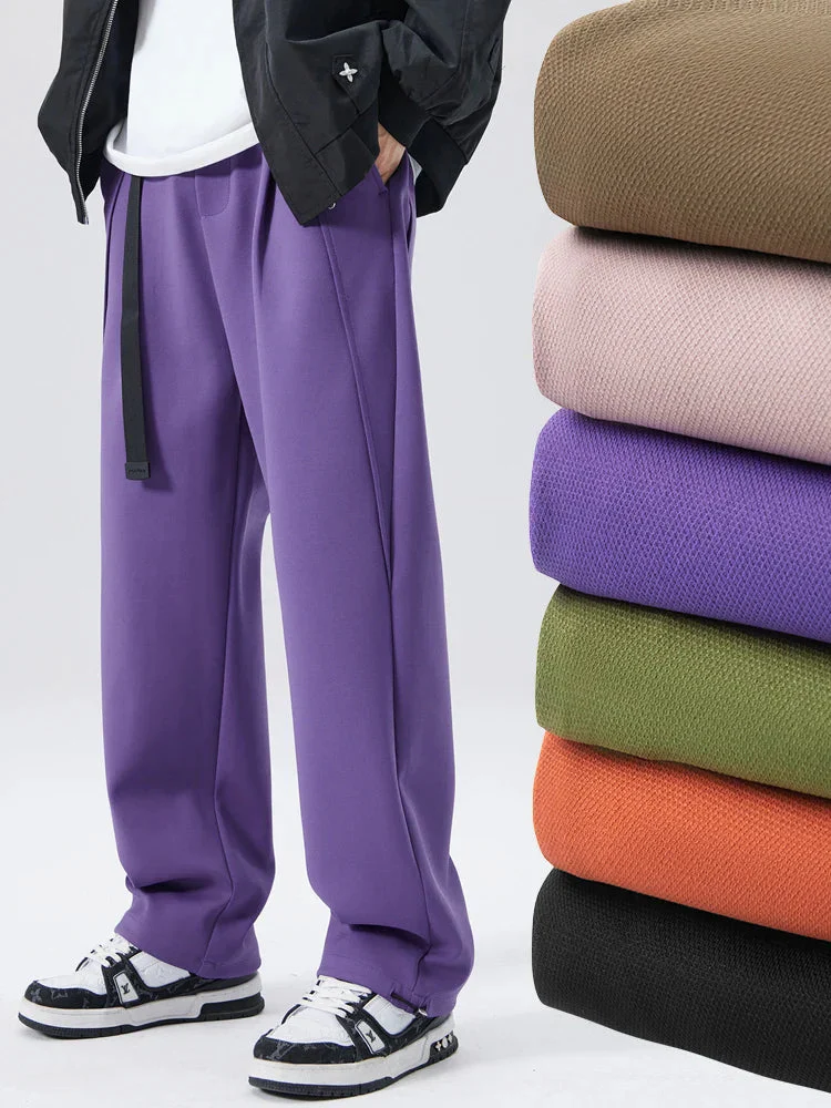 Relaxed Fit Belted Sweatpants for Men – Cozy Comfort & Practical Design - Image 4
