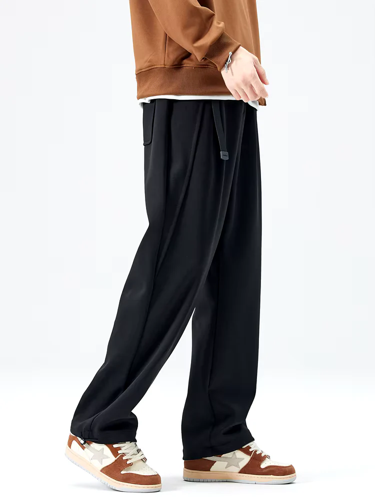 Relaxed Fit Belted Sweatpants for Men – Cozy Comfort & Practical Design - Image 7