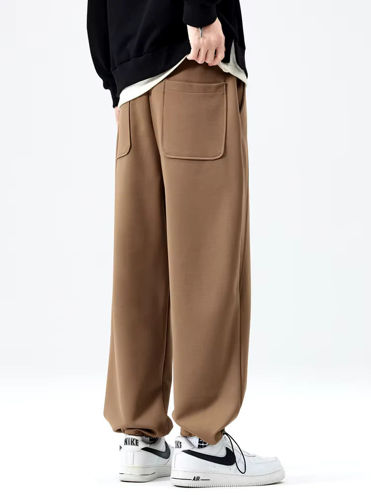 Relaxed Fit Belted Sweatpants for Men – Cozy Comfort & Practical Design - Image 9