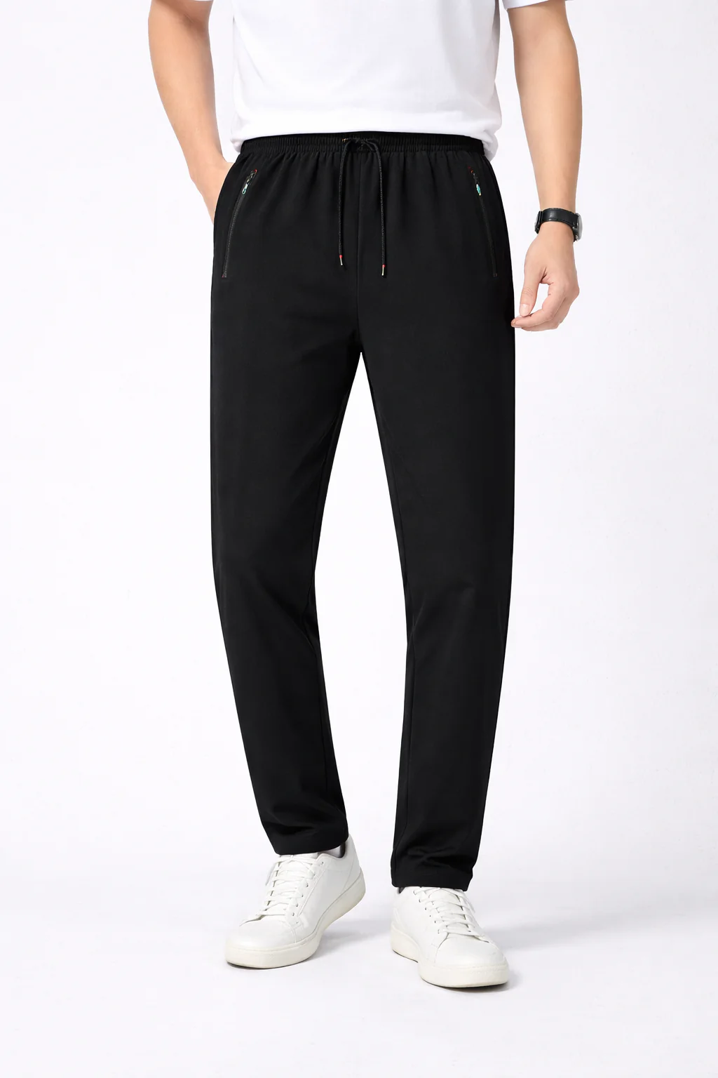Men’s Thermal Fleece-Lined Joggers – Windproof – Drawstring Waist – Ankle Cuff Design - Image 3