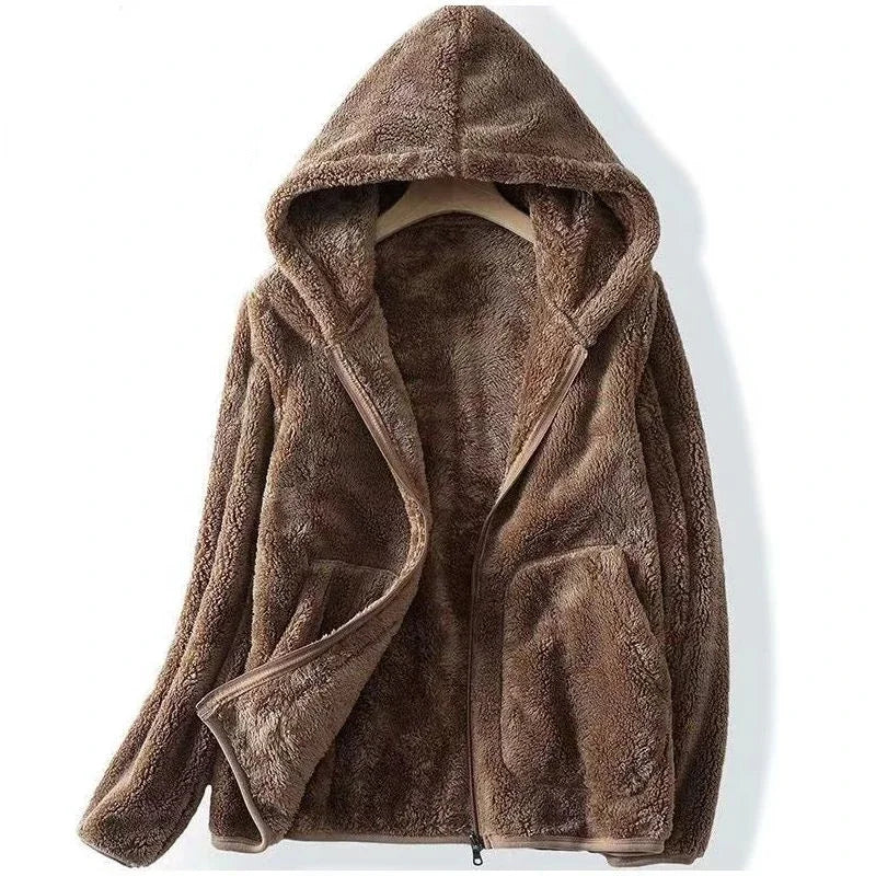 Relaxed Fit Zip-Up Hoodie for Women – Cozy & Functional Comfort - Image 2