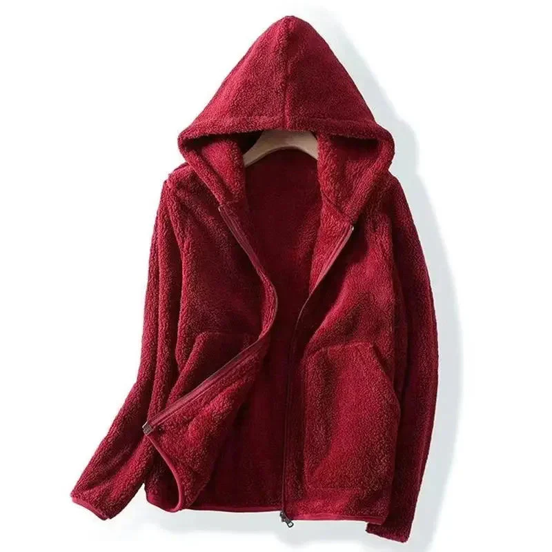 Relaxed Fit Zip-Up Hoodie for Women – Cozy & Functional Comfort - Image 3
