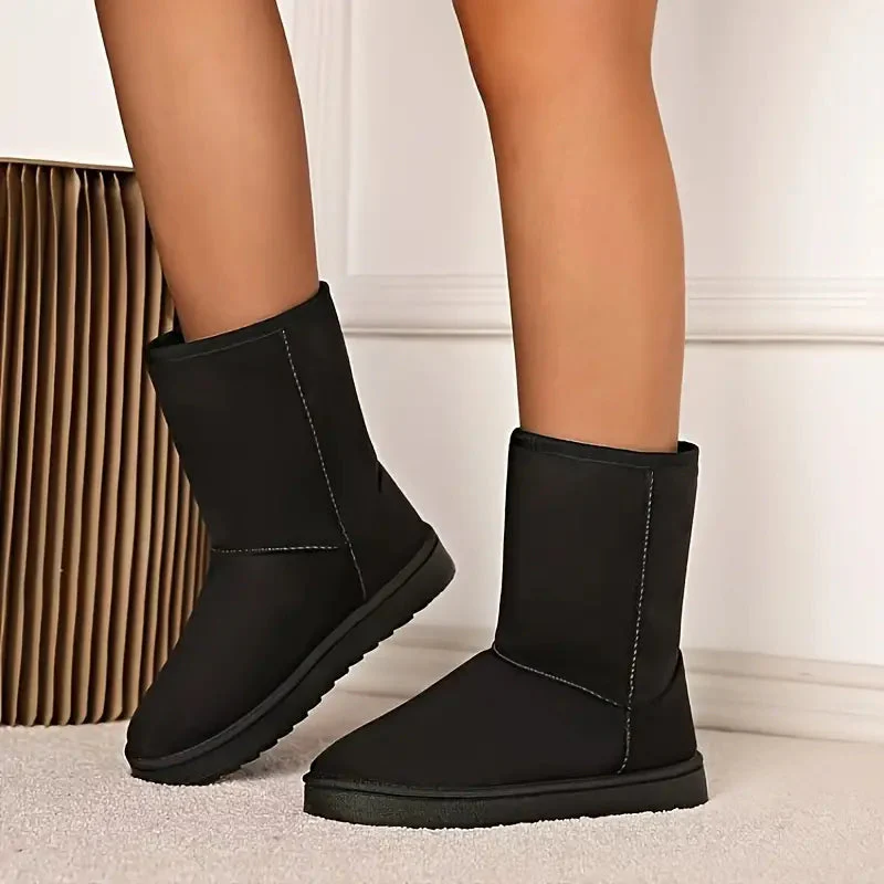 Relaxed Fit Lined Ankle Boots for Women – Support & Cozy Warmth